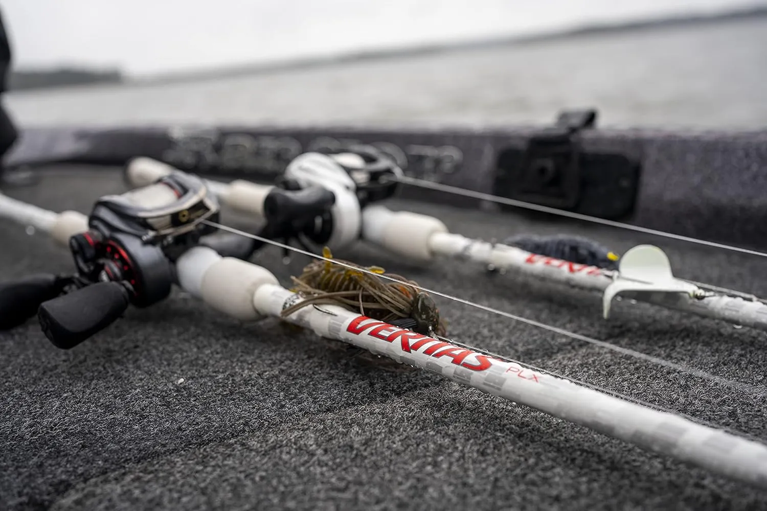 Abu Garcia Veritas Casting BFS Fishing Rod, Balanced and Lightweight Rod, Powerlux 100 Construction, Custom Ergonomic Reel Seat