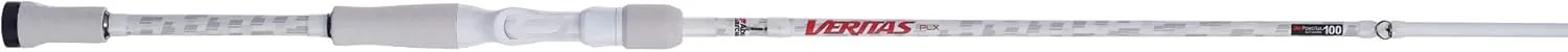 Abu Garcia Veritas Casting BFS Fishing Rod, Balanced and Lightweight Rod, Powerlux 100 Construction, Custom Ergonomic Reel Seat