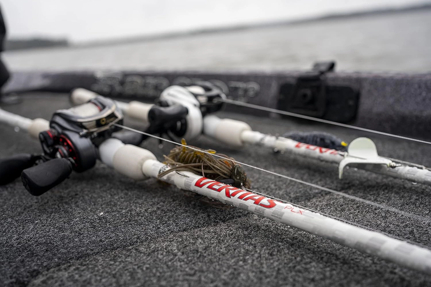 Abu Garcia Veritas Casting BFS Fishing Rod, Balanced and Lightweight Rod, Powerlux 100 Construction, Custom Ergonomic Reel Seat