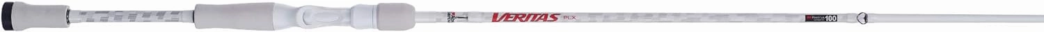 Abu Garcia Veritas Casting BFS Fishing Rod, Balanced and Lightweight Rod, Powerlux 100 Construction, Custom Ergonomic Reel Seat