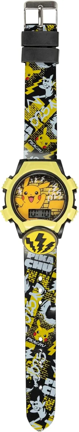 Accutime Kids Pokemon Digital LCD Quartz Watch for Boys, Girls, and Adults All Ages