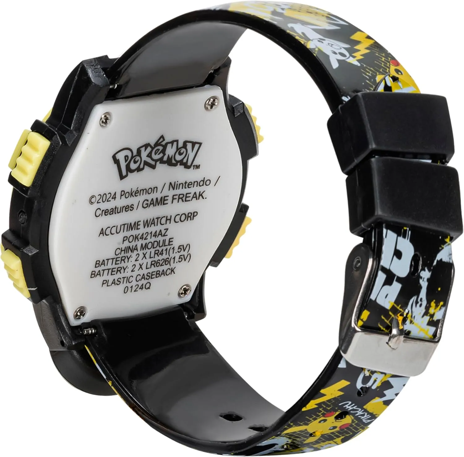 Accutime Kids Pokemon Digital LCD Quartz Watch for Boys, Girls, and Adults All Ages
