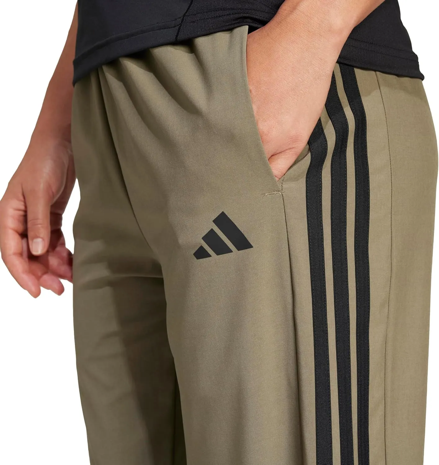 adidas Women's Train Essentials 3-Stripes Woven Pants
