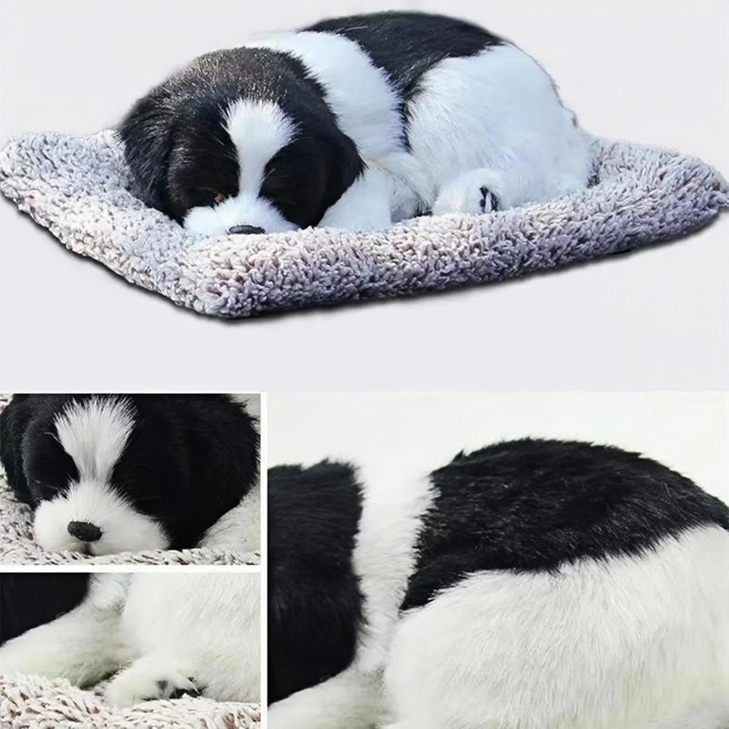 Adorable Side Collie Plushies Gifts -7 Inches Stuffed Animal Plushie -Send Beautiful Square Gift Bag Cute Toy Gift for Boys and Girls，Christmas Birthday (Collie- Small