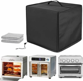 Air Fryer Toaster Smart Oven Dust Cover, 600D Thickened Nylon Material, Compatible For BIG HORN OUTDOORS Propane Gas Gril, For Emeril Lagasse 26 QT, For Cuisinart 8-1 TOA-70, For COSORI 26QT Oven
