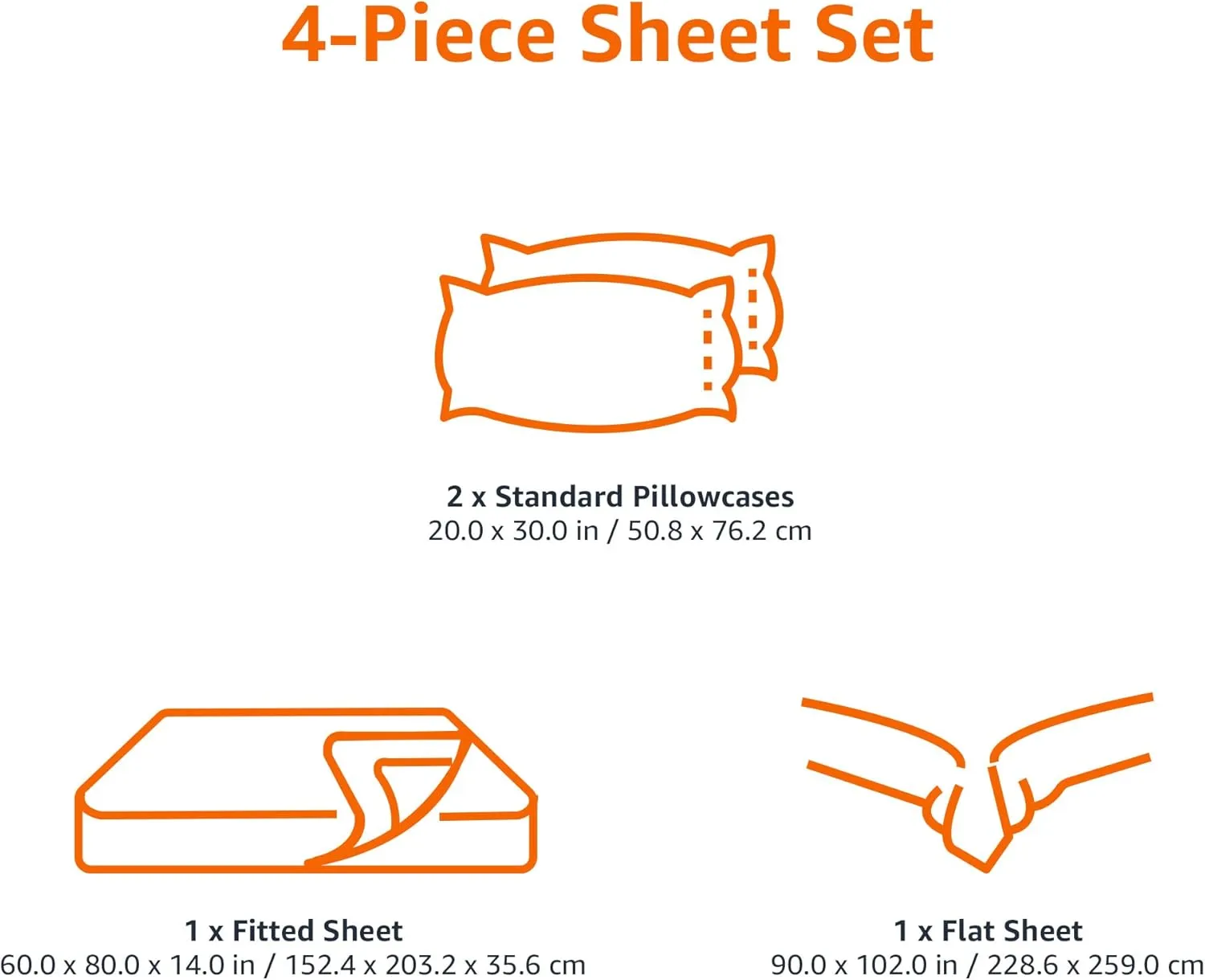 Amazon Basics Lightweight Super Soft, Wrinkle-Free, Breathable Microfiber 4 Piece Bed Sheet Set with 14-Inch Deep Pockets, Queen, Cream, Solid
