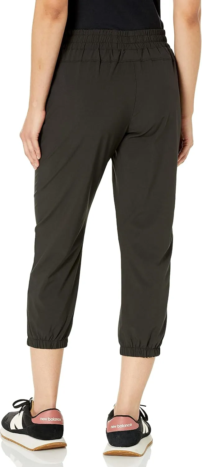 Amazon Essentials Women's Performance Stretch Woven Crop Jogger Pant