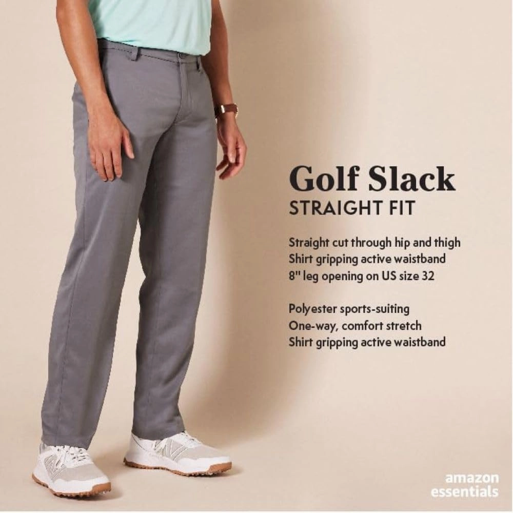 Amazon Essentials mens Straight-fit Stretch Golf Pant
