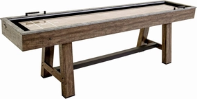 American Legend Stonebridge 9’ LED Light Up Shuffleboard Table with Bowling