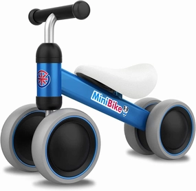 Ancaixin Baby Balance Bikes for 1 Year Old Boy Girl, Best First Birthday Gifts for Toddler from Standing to Running, Riding Toys for 1  Years Old, No Pedal Infant 4 Wheels Baby Bicycle
