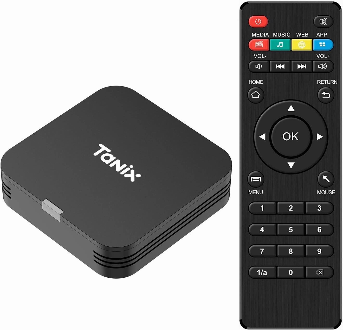 Android TV Box 10.0, Android Box 2GB RAM 16GB ROM, H313 Quad-Core Android Box, Support 2.4G WiFi, 4K Smart Mini TV Box Compact Size