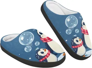 Animals Plush Slippers for Kids Soft Fluffy Flannel Cotton Slippers Warm Home Outdoor Slippers for Child US 9-15