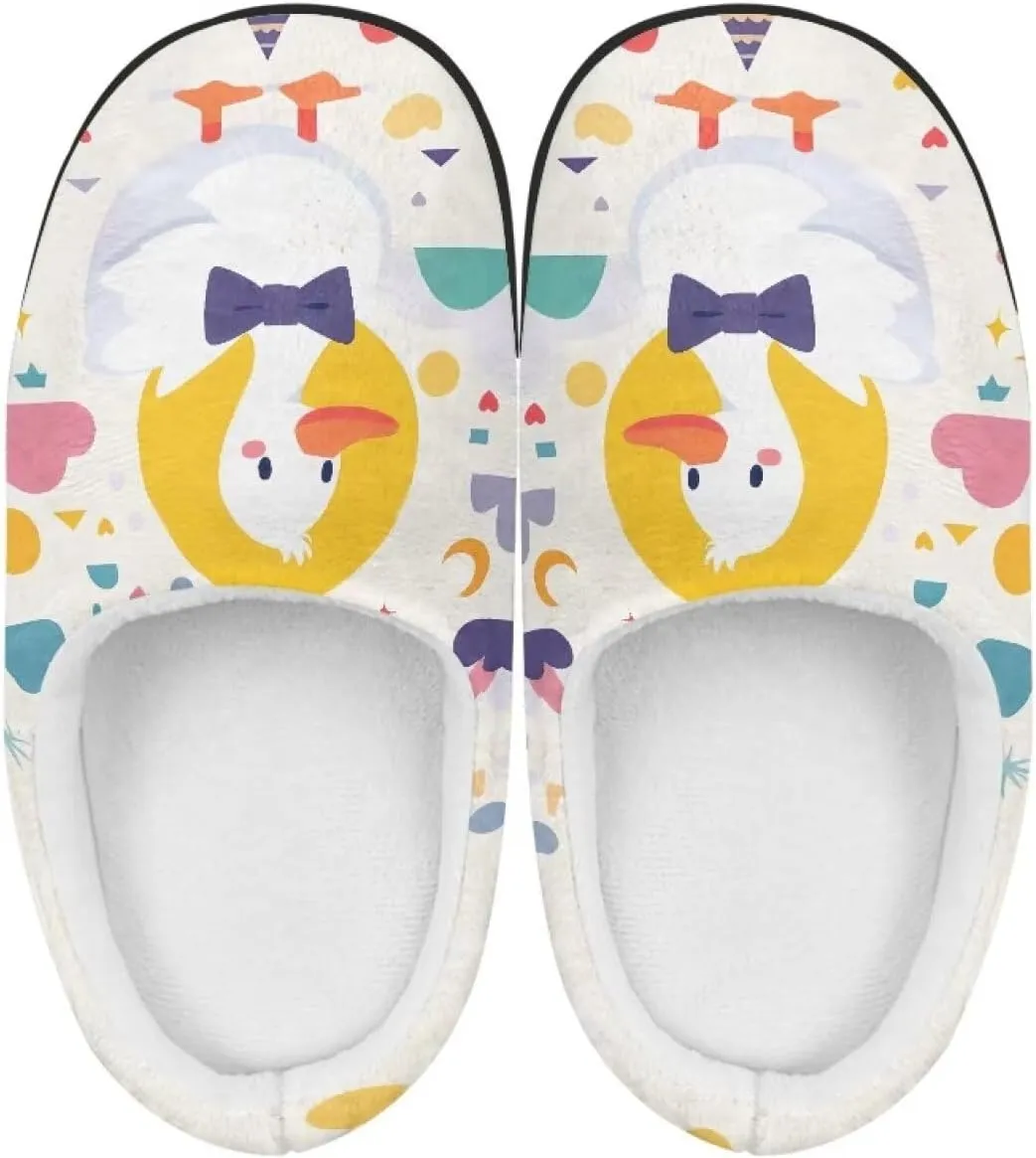 Animals Plush Slippers for Kids Soft Fluffy Flannel Cotton Slippers Warm Home Outdoor Slippers for Child US 9-15