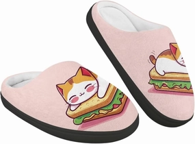 Animals Plush Slippers for Kids Fluffy Cozy Cotton Slippers Warm Non-Slip Home Outdoor Slippers for Child US 9-15