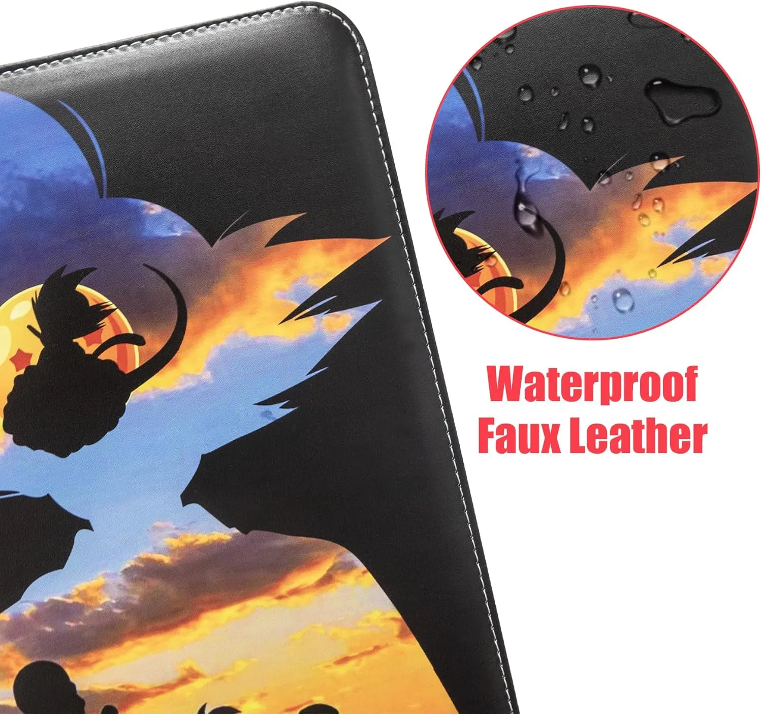 Anime Trading Card Binder for Dragon Ball Cards,9 Pocket with 60 Sleeves up to 1080 Cards One Piece TCG Card Binder,Waterproof Card Storage Book,Son Goku Cards Z Display Case