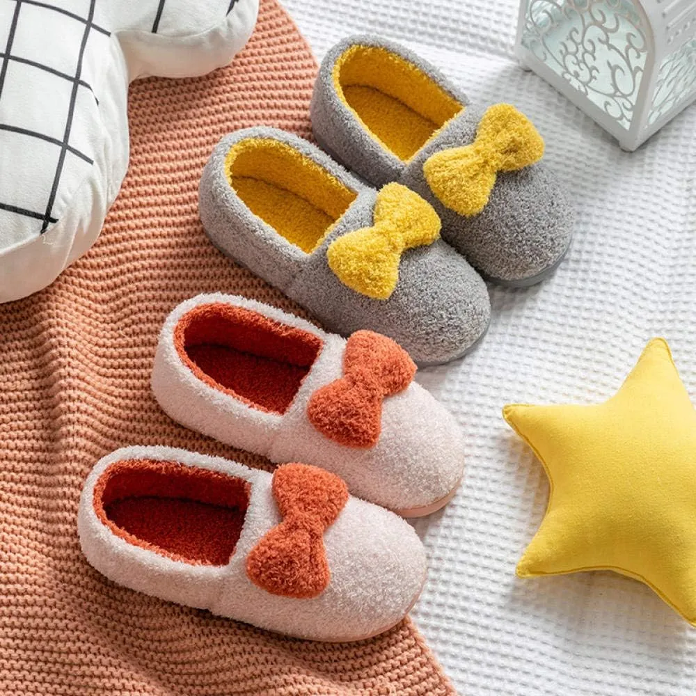 Anti-Skid Rubber Sole,Non-Slip Comfortable Confinement Shoes, Postpartum Cotton Slippers-Purple_36-37,Slippers Wool-Like