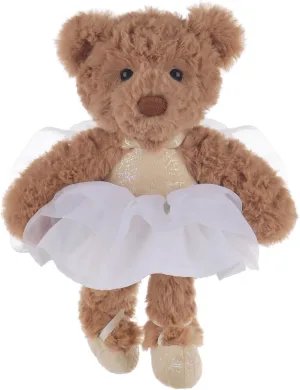 Apricot Lamb Ballet Bear Stuffed Animals for Kids, Soft Cute Plush Toys for Baby Girl and Boy, Fluffy Ballet Bear 6.7 Inches