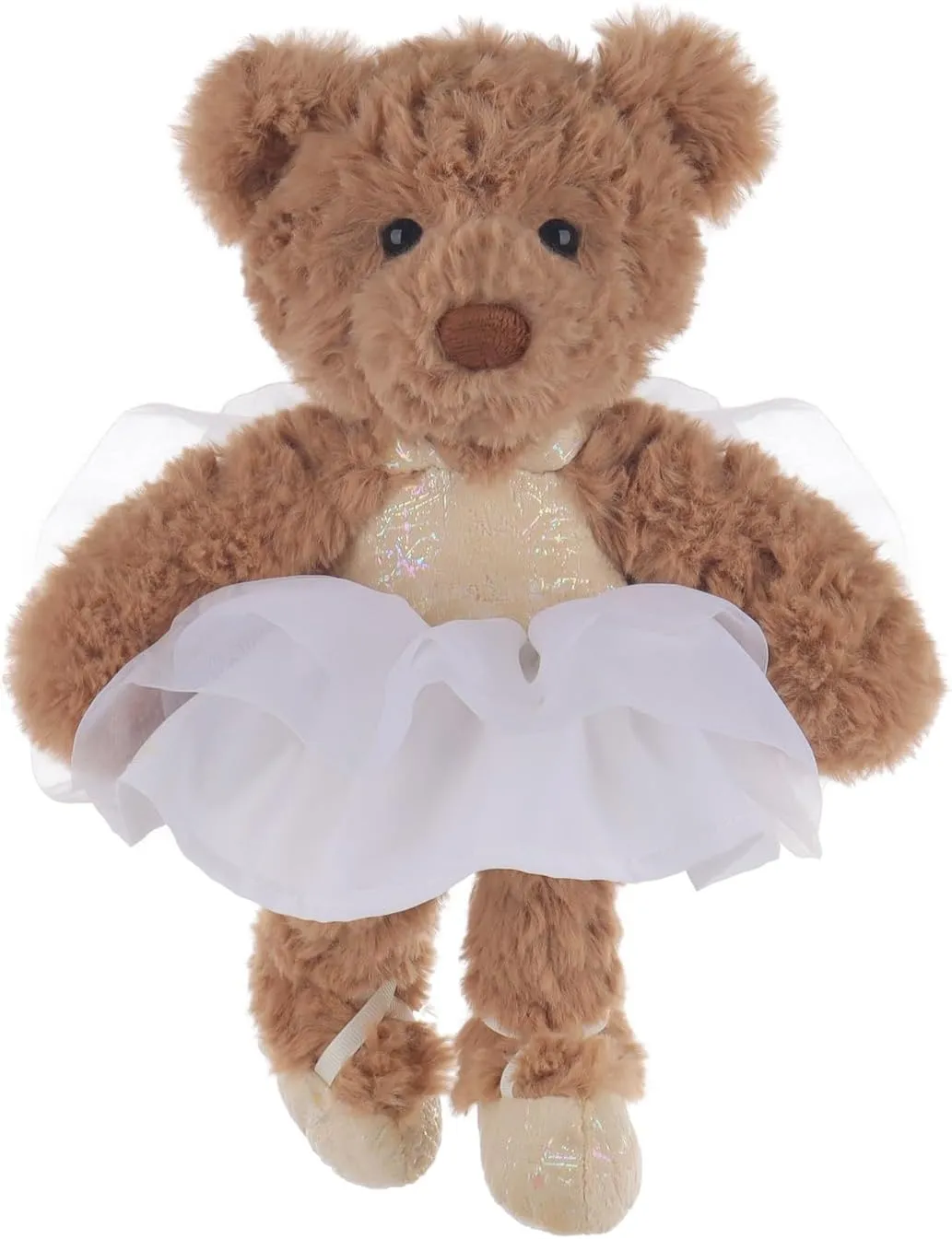 Apricot Lamb Ballet Bear Stuffed Animals for Kids, Soft Cute Plush Toys for Baby Girl and Boy, Fluffy Ballet Bear 6.7 Inches