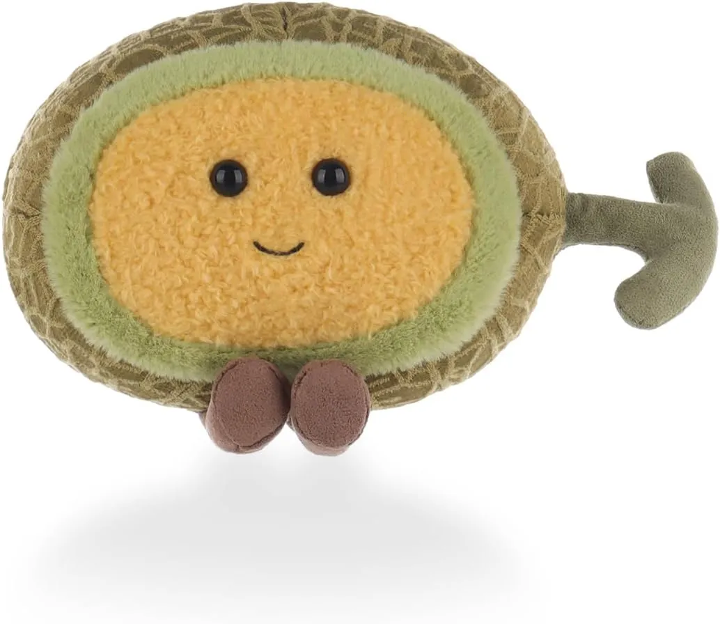 Apricot Lamb Fresh Cantaloupe Stuffed Animals for Kids, Soft Cute Plush Toys for Baby Girl and Boy, 7 Inches