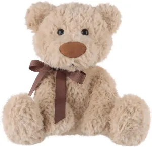 Apricot Lamb Peanut Bear Plush Stuffed Animals for Kids, Soft Cute Plush Toys for Baby Girl and Boy, Fluffy Peanut Bear Brown