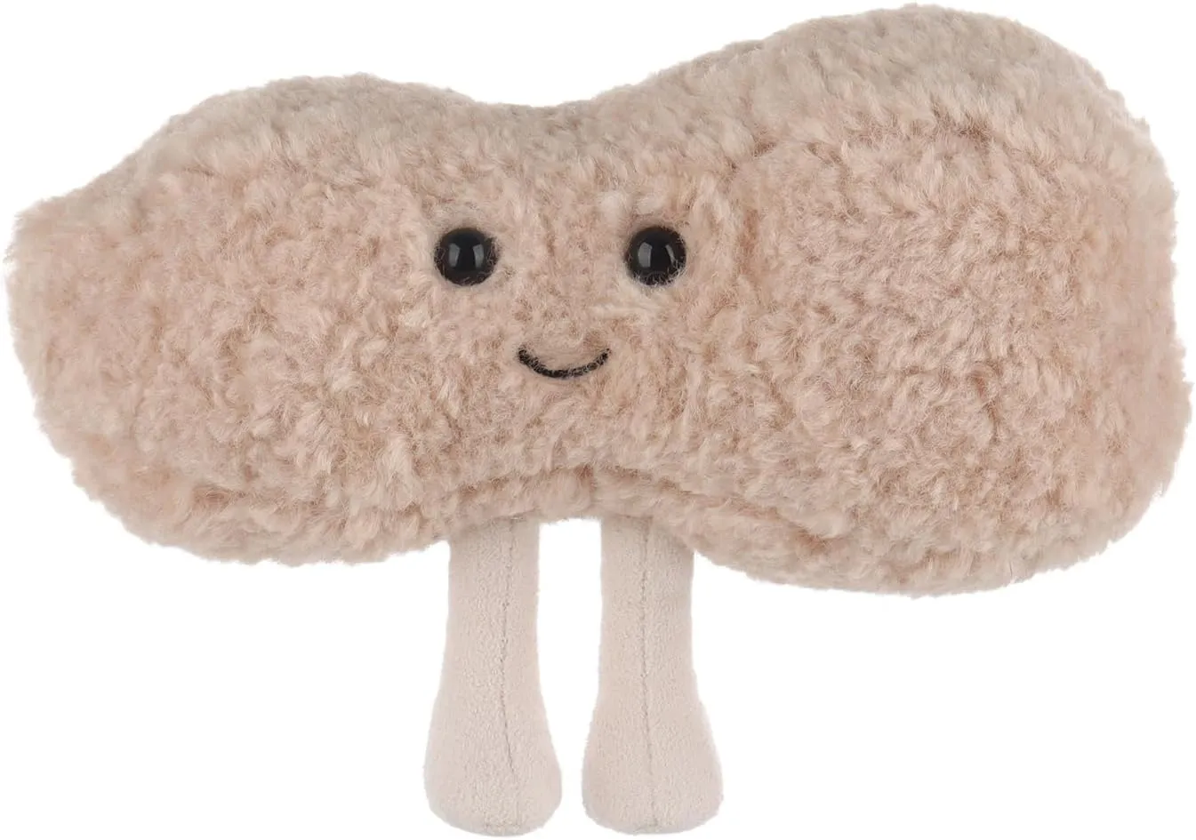 Apricot Lamb Peanut Plush Stuffed Animals for Kids, Soft Cute Plush Toys for Baby Girl and Boy, Fluffy Peanut Brown