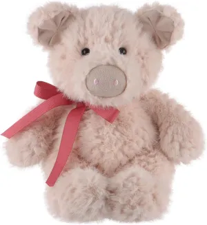 Apricot Lamb Pig Plush Stuffed Animals for Kids, Soft Cute Plush Toys for Baby Girl and Boy, Fluffy Pig Pink 8.7 Inches