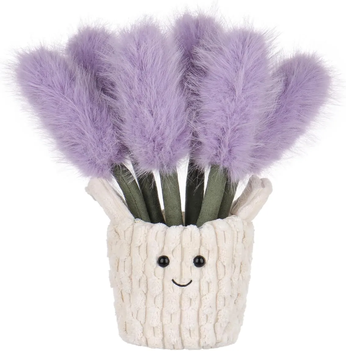 Apricot Lamb Potted Lavender Stuffed Animals for Kids, Soft Cute Plush Toys for Baby Girl and Boy, Fluffy Potted Lavender