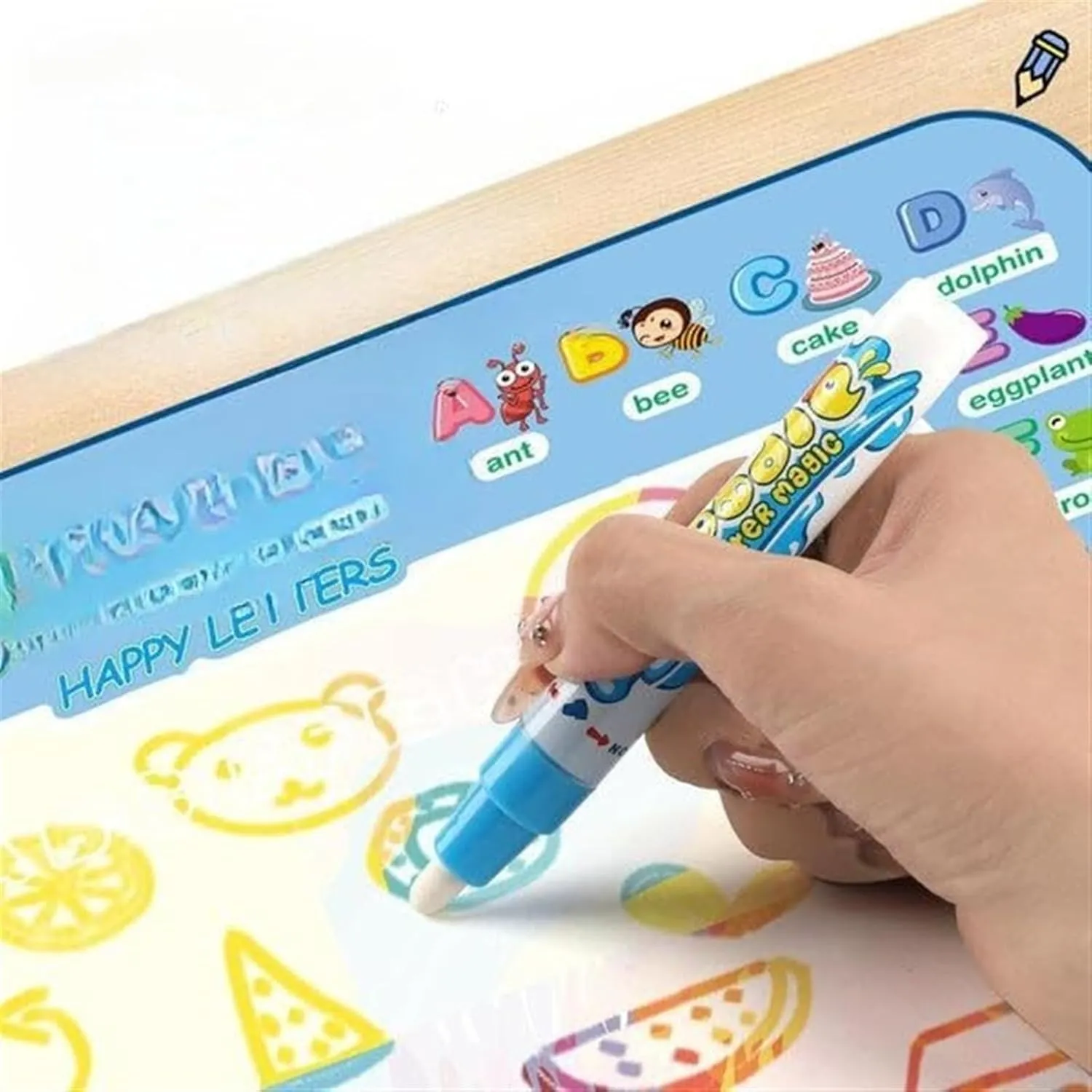 Aqua Infinity Canvas Toy, Cozy Hoome-Aqua Infinity Canvas Toy, Aqua Infinity Canvas Mat, Aqua Infinity Canvas for Kids, Cozy Home Drawing Mat, Water Doodle Mat For Kids Painting Writing ( Color : Frui