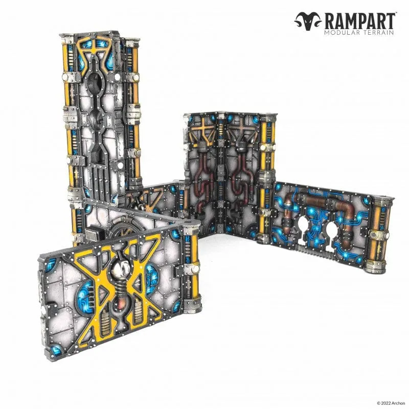 Archon Studio RAMPART Modular: Cobalt Foundry Scenery