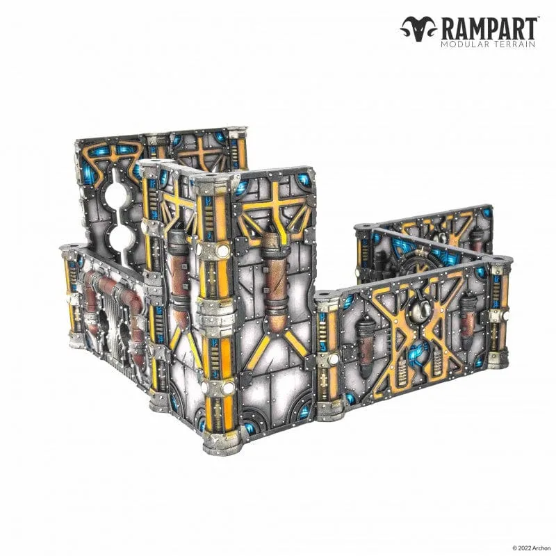 Archon Studio RAMPART Modular: Cobalt Foundry Scenery
