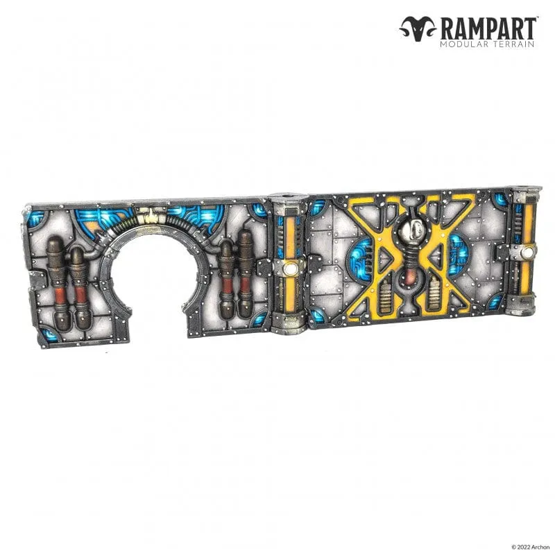 Archon Studio RAMPART Modular: Cobalt Foundry Scenery