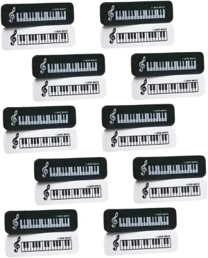 Artibetter 20 pcs Cute Small Piano Shaped Erasers Decorative Reward Erasers for Home School Classroom for Back to School Party Favors and Student Rewards