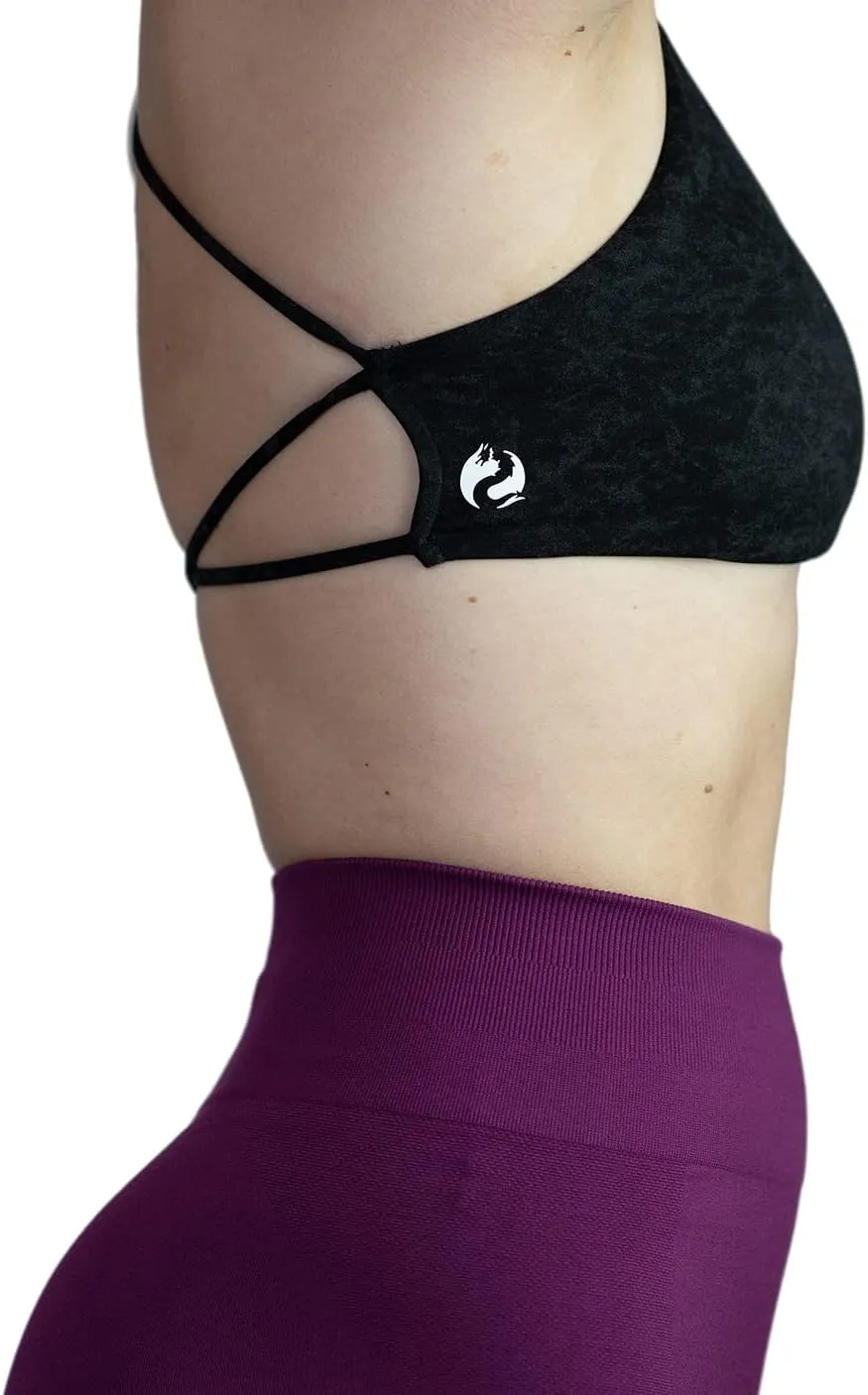 AUROLA Workout Sports Bras Women Athletic Removable Backless Strappy Criss Cross Light Support Gym Fitness Yoga Crop Bra