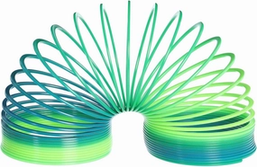 Aurora® Toys Engaging Jumbo Spring Toy - Endless Fun - Screen-Free Entertainment - Green 5.5 Inches