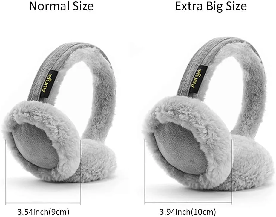 Aurya Ear Muffs - Classic Unisex Ear Warmer Winter Outdoor Earmuffs for Women