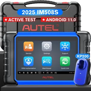 Autel Scanner MaxiIM IM508S, 2025 Up of IM508 KM100, Both Scan Tool & Programmer Tool, Programming with XP200, Smart & Expert Mode, 3000  Bidirectional Tests, 40  Resets, OS11, 4-Core, 4/64G, AutoAuth