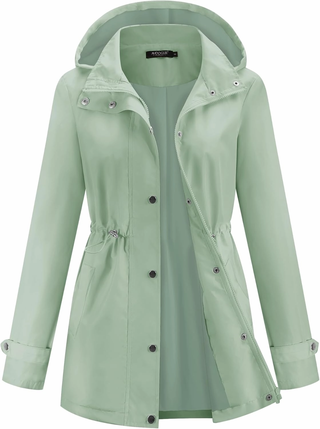 Avoogue Rain Jacket for Women Waterproof Lightweight Hooded Raincoat for Hiking Travel Outdoor