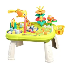 Baby Activity Table, Sensory Toys, Preschool Fishing Game Kids Valentines Gifts for Boys Age 3 4 5 6 Girls Children Gift