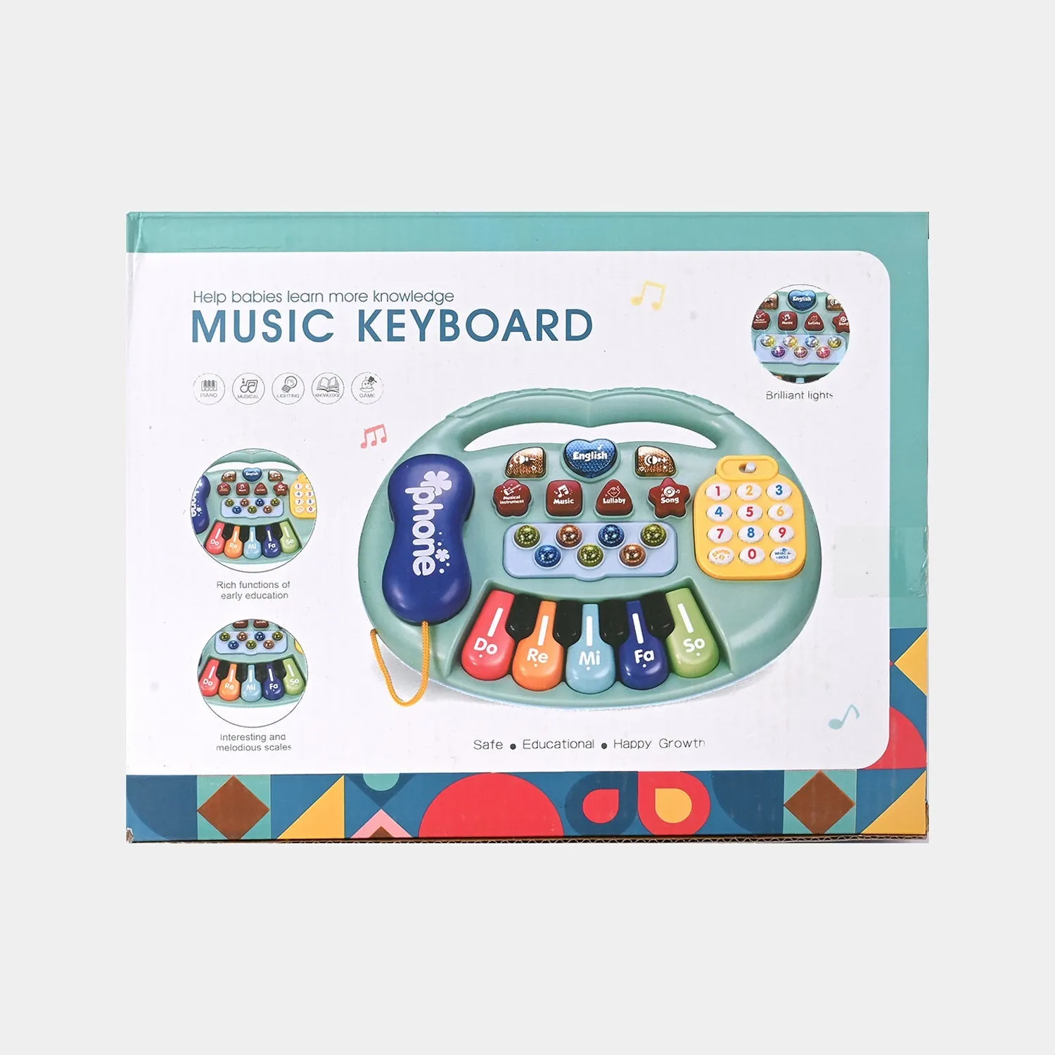 Baby Phone Music Toy with Piano Keyboard