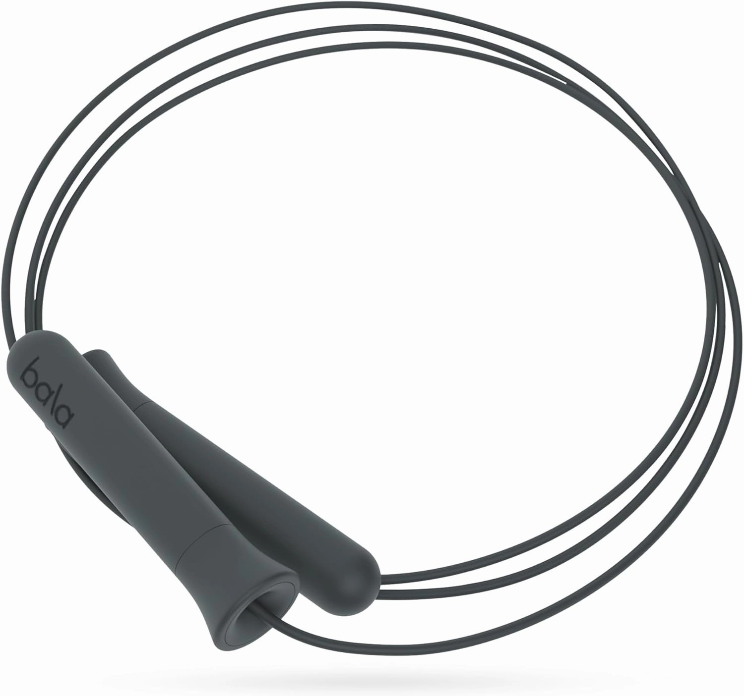 Bala Weighted Jump Rope for Women & Men - Adjustable & Replaceable Jumping Rope for Adults - Workout Jump Rope Ergonomically Designed for Cardio & HIIT - Skipping Rope with Silicone Handles