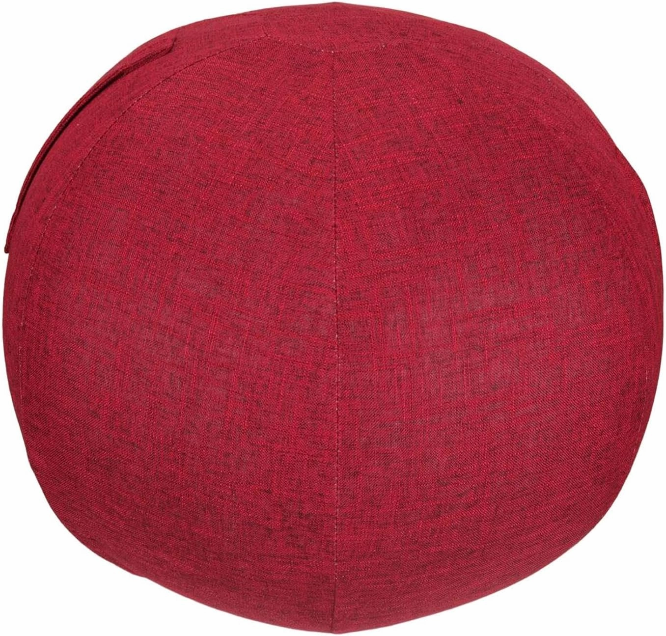 Balance Ball Cover - Yoga Ball Cover, Sitting Balls Protective Skin, Anti Scratch, Foldable, Lightweight, Red 55cm (Thickened)