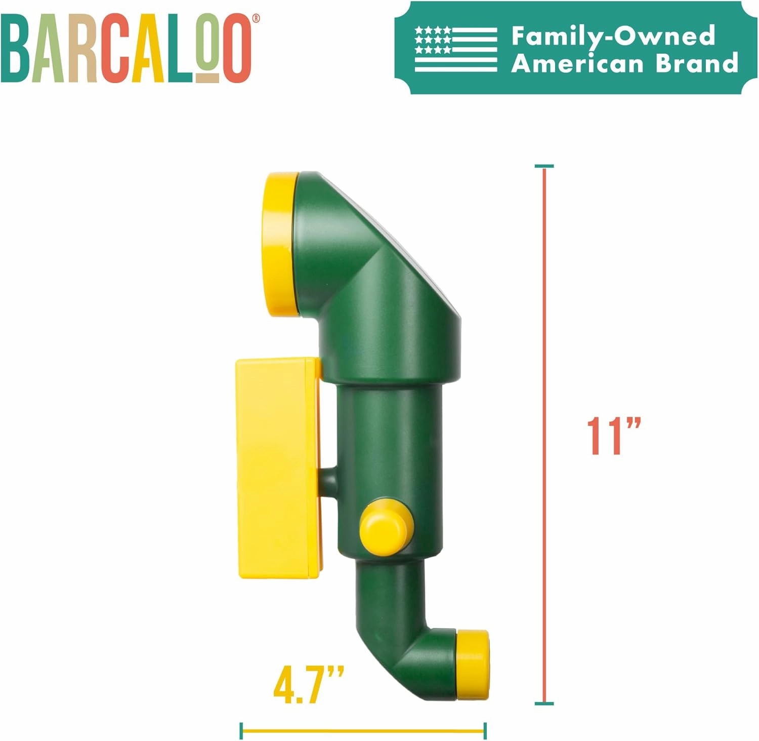 Barcaloo Playground Equipment Play Periscope for Kids, Toddlers - Green Periscope Playset Attachment, Monocular Swing Set Accessory for Outdoor Playhouse, Backyard