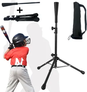 Baseball Batting Tee,Baseball Tee For Kids,Tripod Batting Tee Stand for Kids,Baseball Training Equipment Aged 5-12,Baseball Tee, Batting Tee ,Softball Tee, Portable Baseball Batting Tee With Handbag