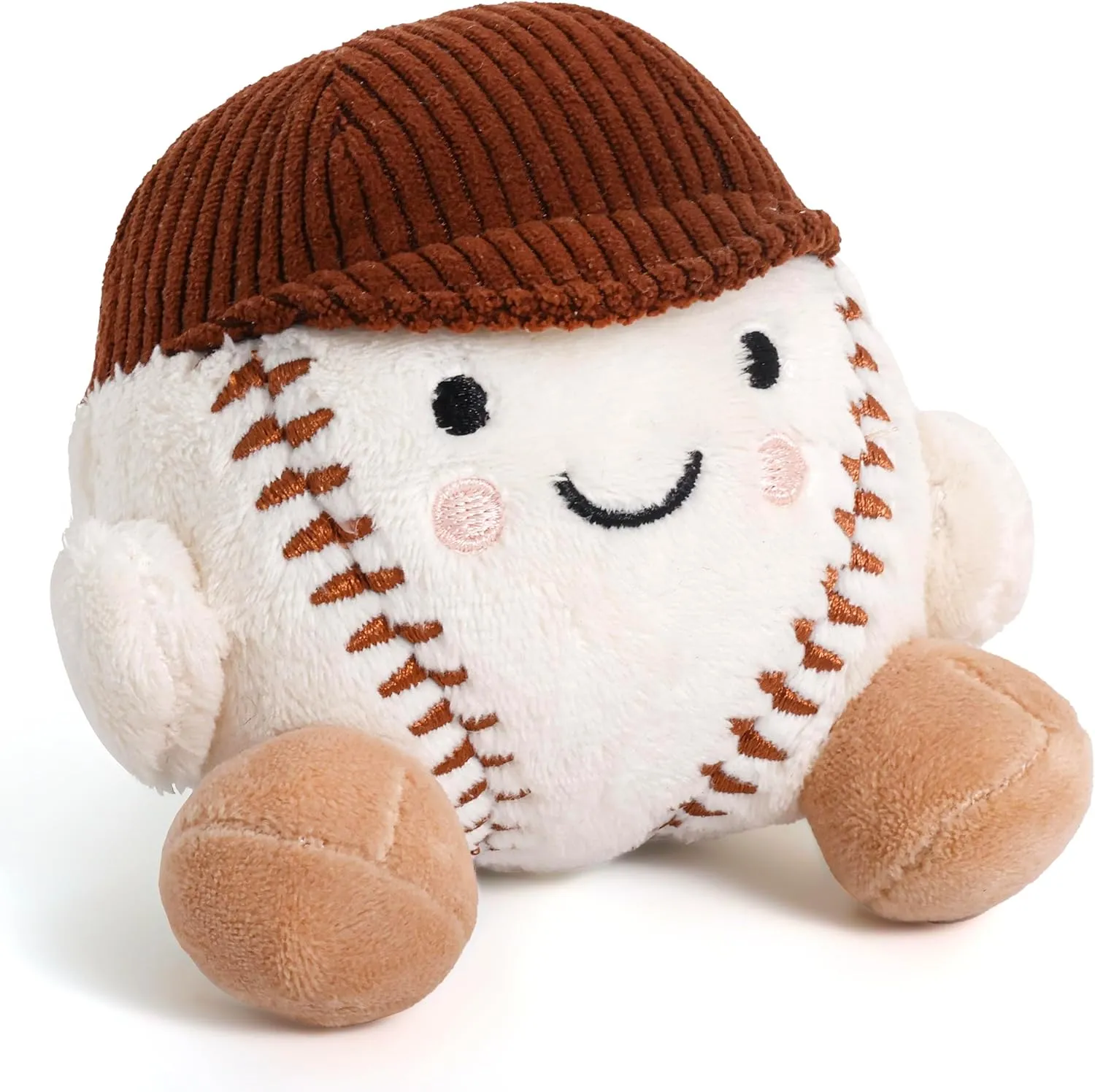 Baseball Stuffed Animal, Baby Baseball Plush Sports Toy, Baby Sports Toys, Plushies for Boys and Girls