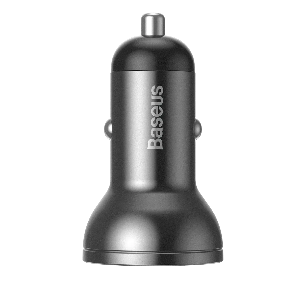 Baseus 3 in 1 Car Charger Suit - Digital Display Dual USB, Cable USB 1.2M