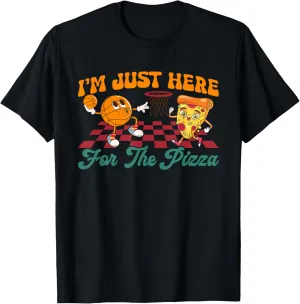 Basketball Pizza Dunk Lovers Food Pizza T-Shirt