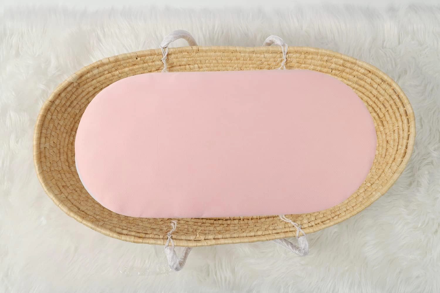 Bassinet Sheets 4 Pack Compatible with Chicco LullaGo Nest Portable Bassinet, Close to You 3-in-1 and Next2Me Bedside Bassinet,Stretchy Ultra Soft Floral/Pink