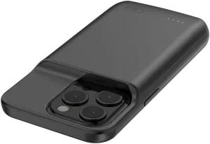 Battery case for iPhone 15/15 pro/15 pro plus/15 pro max Upgrade 5000mAh Portable Slim Battery Charging case,15W Fast Charging Rechargeable Protective (6.7) Black