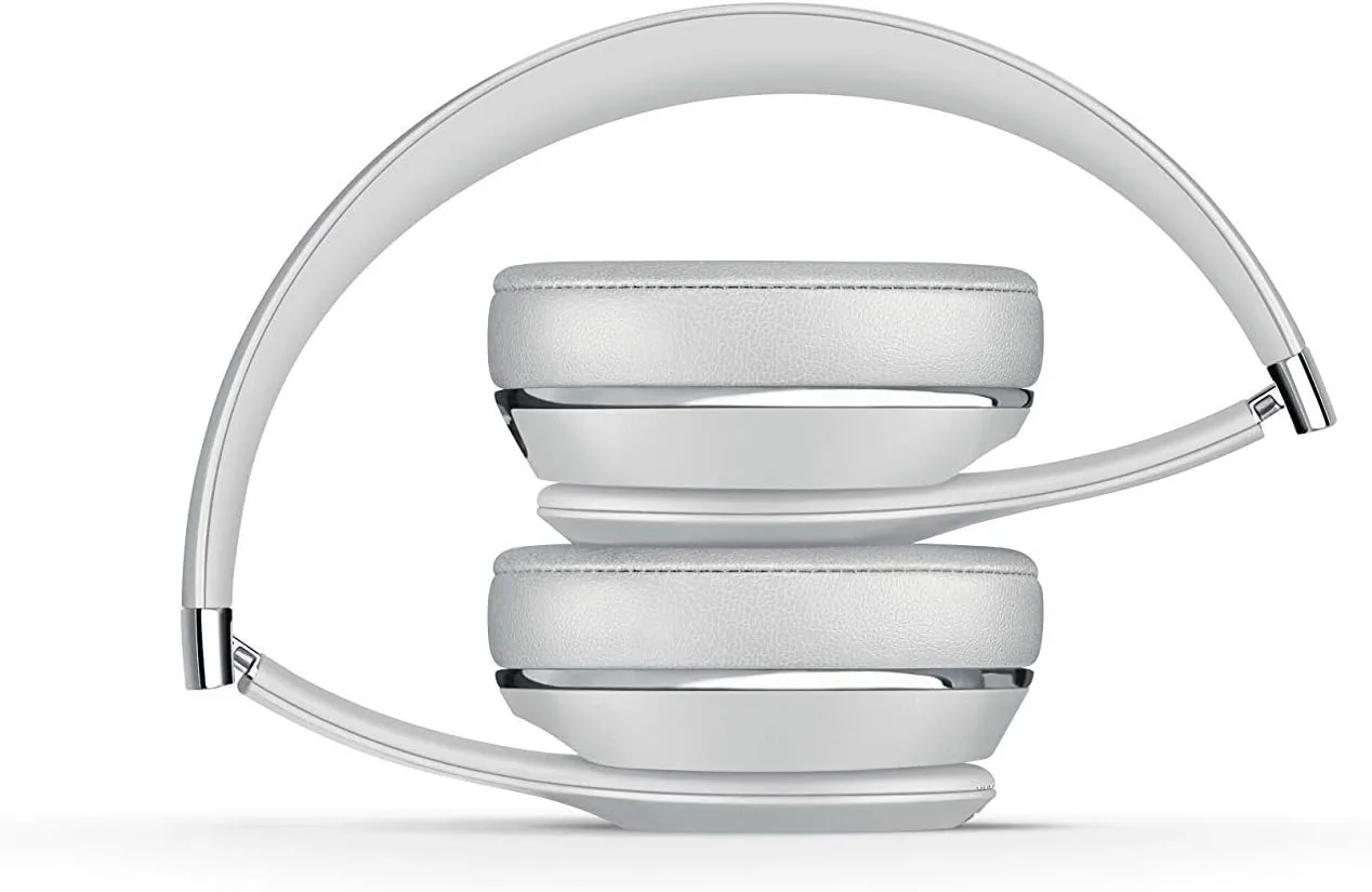 Beats Solo3 Wireless On-Ear Headphones - Satin Silver (Renewed)
