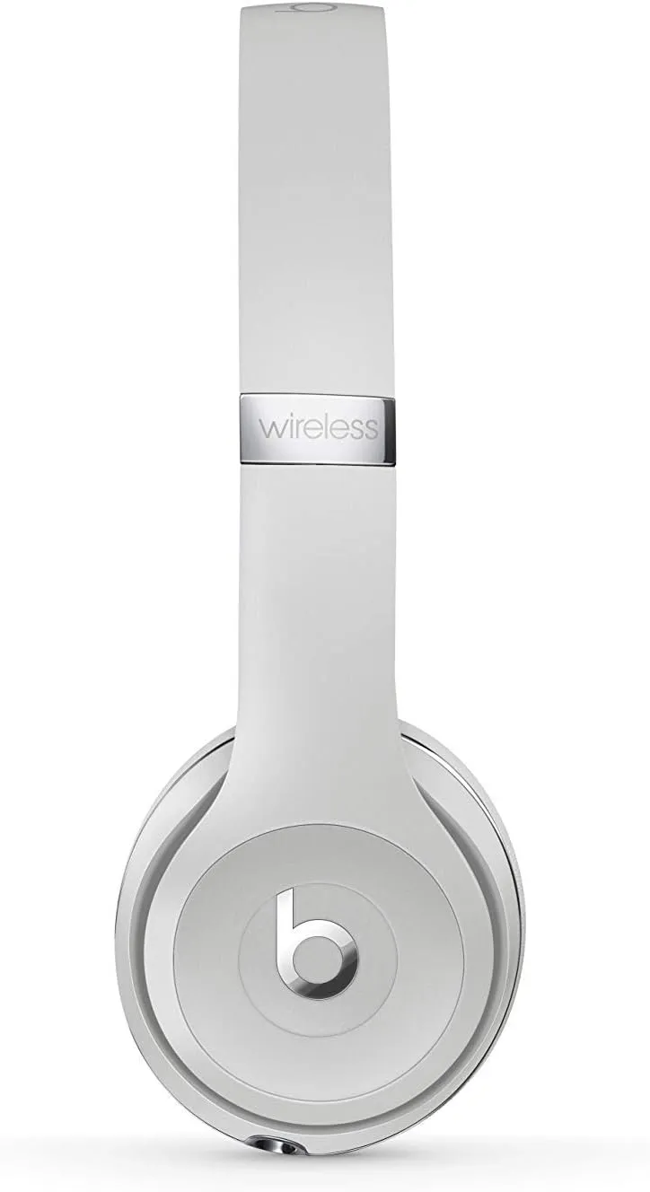 Beats Solo3 Wireless On-Ear Headphones - Satin Silver (Renewed)